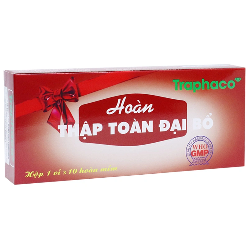Hoàn thập toàn đại bổ ôn bổ khí huyết (1 vỉ x 10 viên) - 